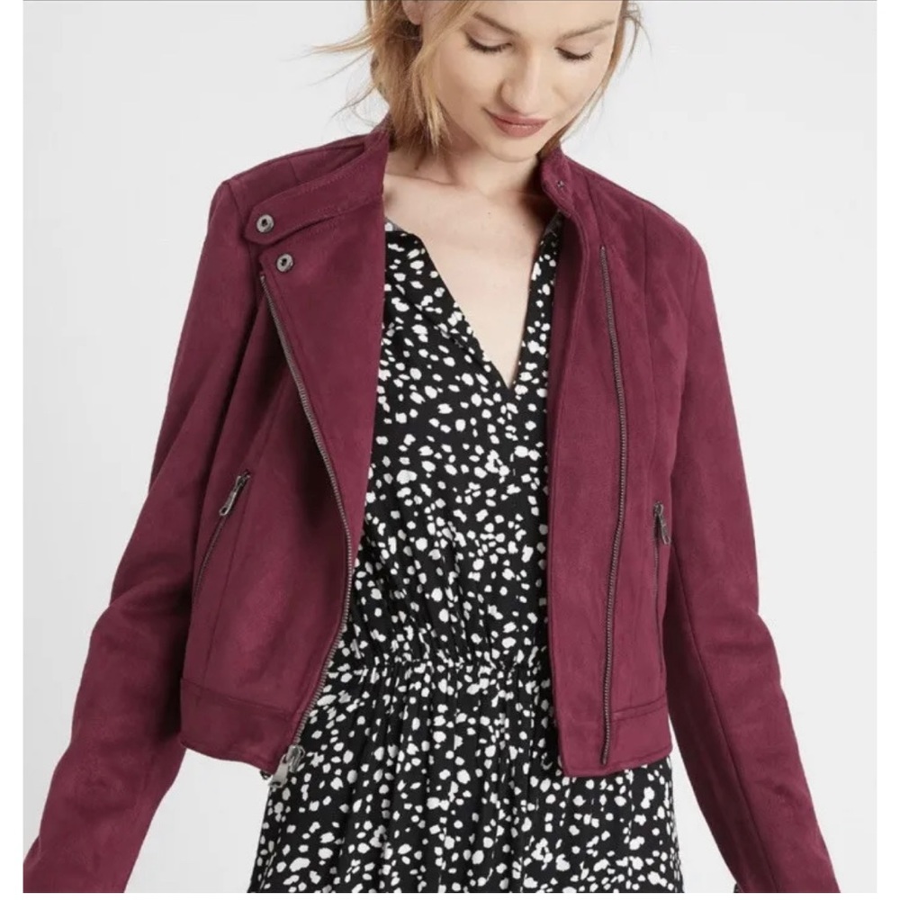 Suede banana republic jacket